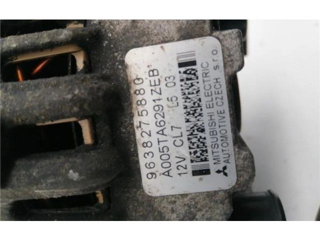 Генератор 9638275880, A005TA6291ZEB   Citroen Berlingo      
