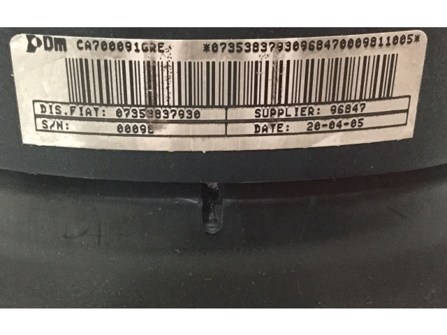 Подушка безопасности водителя 735383793, 188A9000 Fiat Idea