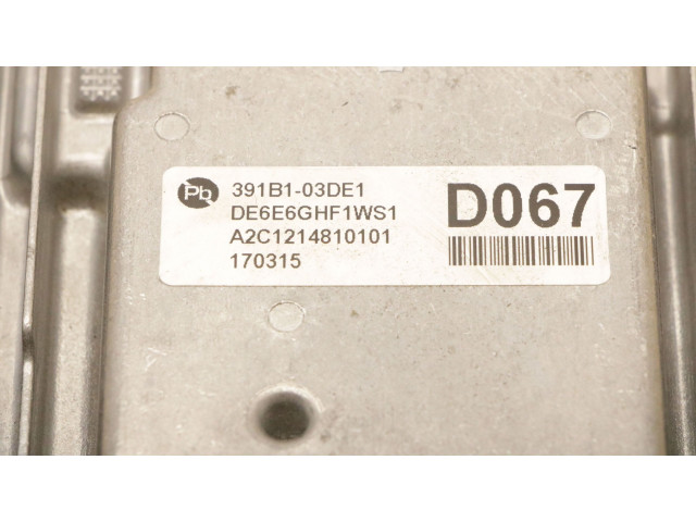 Блок управления двигателя 391B1-03DE1, 391B1-03DE1 KIA Niro