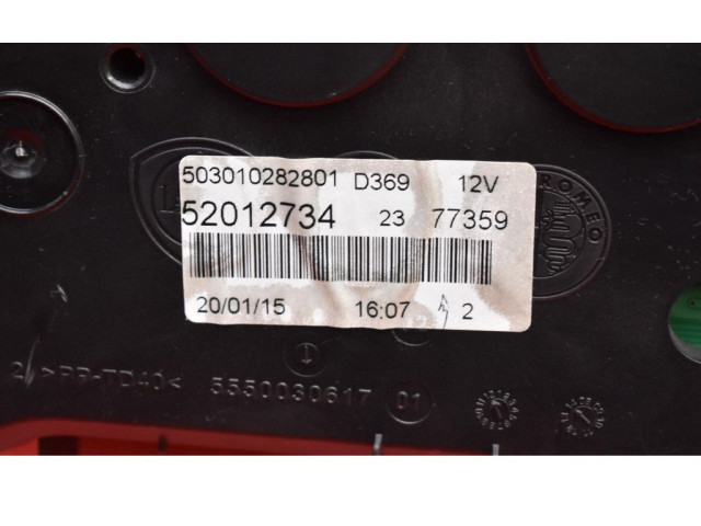 Přístrojová deska Fiat Punto (199) 2015 52012734, 52012734