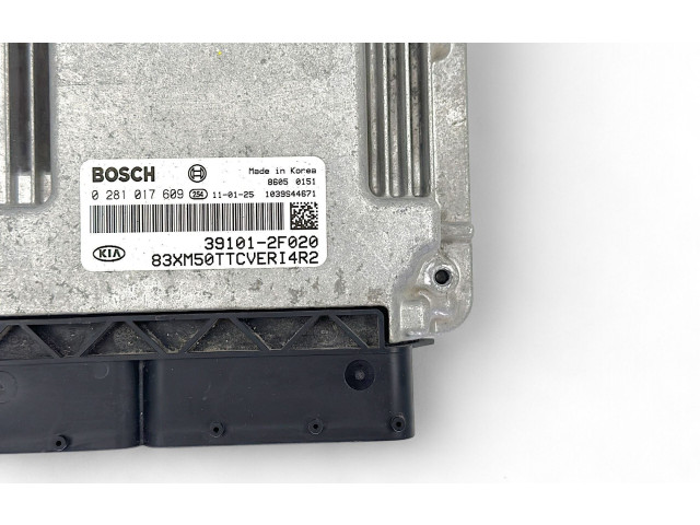 Блок управления двигателя 0281017609, 391012F020 KIA Sorento