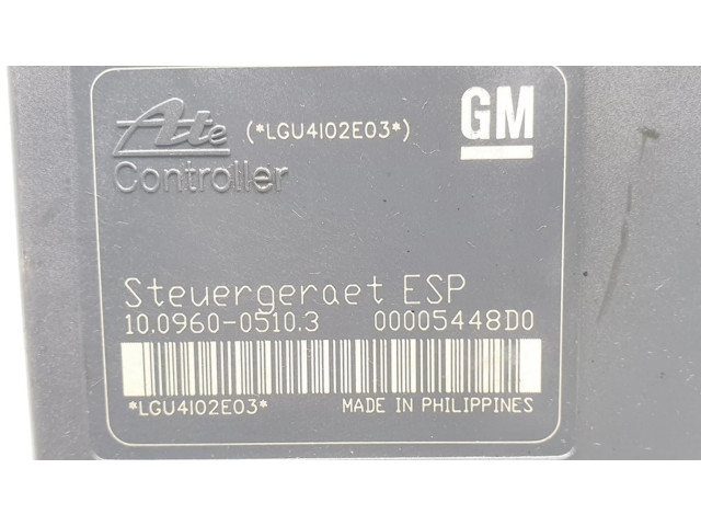 Jednotka ABS 13157577, 10096005103 Opel Astra H 2017