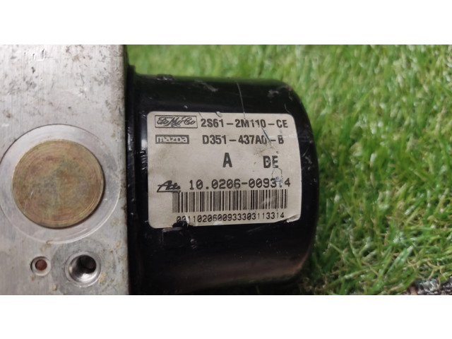 Блок АБС 2S612M110CE, D351437A0B Ford Fiesta 2002-2005 года