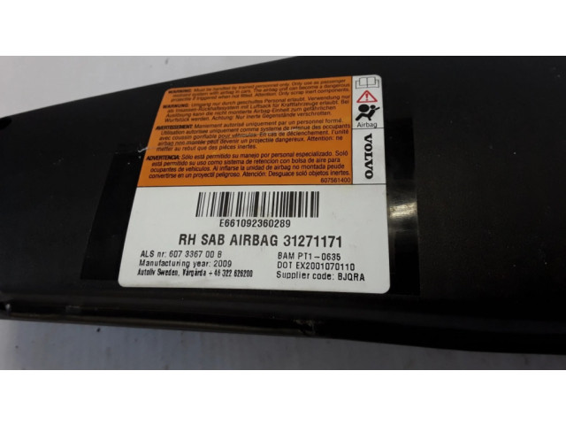 Подушка безопасности в сиденье 31271171 Volvo C70