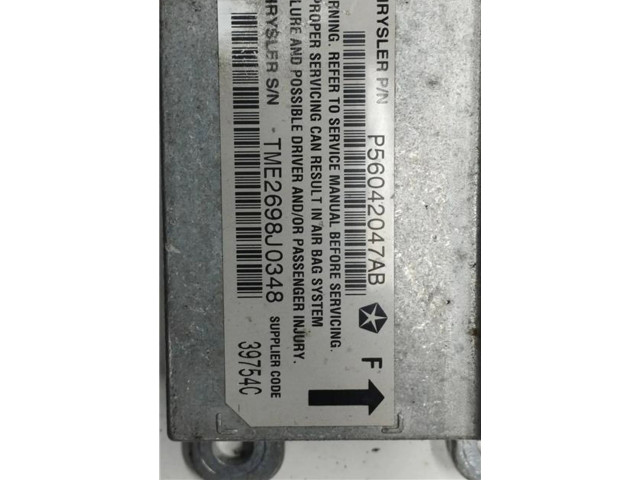 Блок подушек безопасности P56042047AB, 0090019 Jeep Grand Cherokee