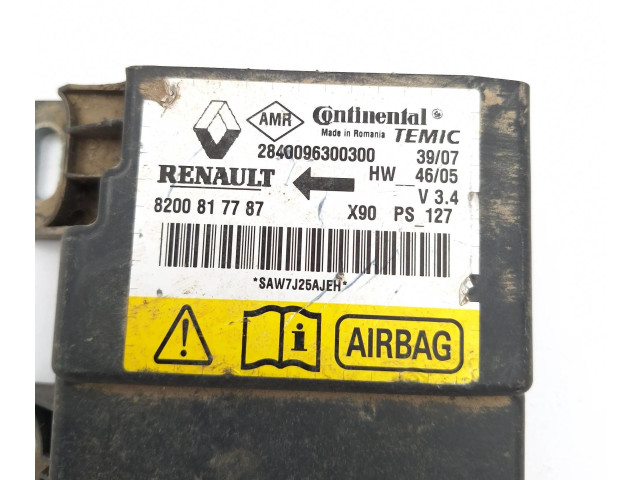 Блок подушек безопасности 8200817787, 2840096300300   Dacia Logan I