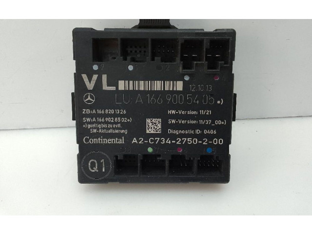 Блок управления A1669005405 Mercedes-Benz A W176