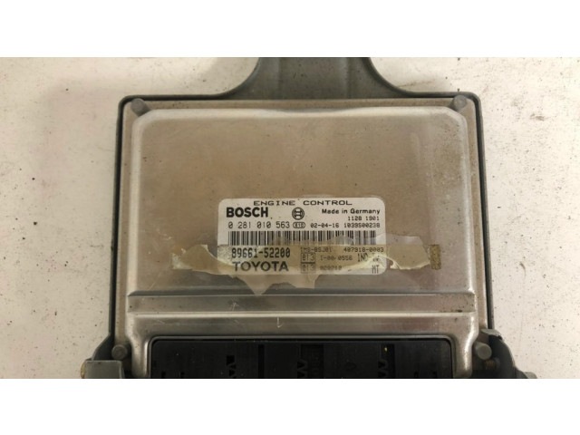 Řídící jednotka 0281010563, 8966152200 Toyota Yaris Verso 2003