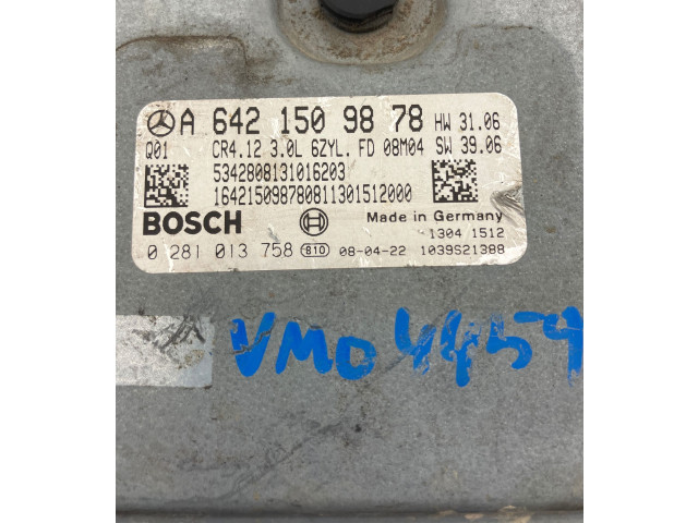 Блок управления двигателя 1039S21388, A6421509878   Mercedes-Benz ML W164