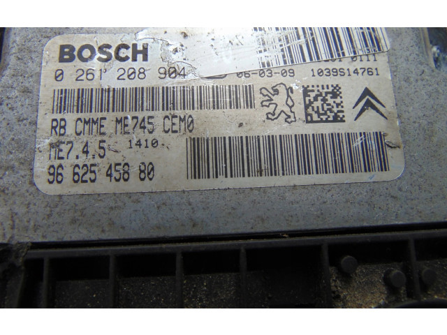 Řídící jednotka 9662545880, 0261208904 Peugeot 1007 2005