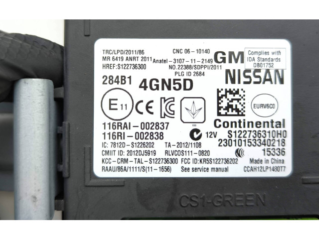 Блок управления 284B14GN5D, 116RAI002837 Infiniti Q50