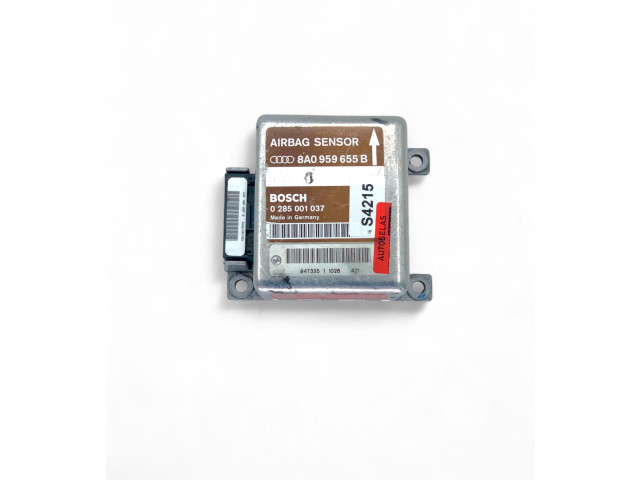 Блок управления надувных подушек 8A0959655B, 0285001037 Audi A4 S4 B5 8D