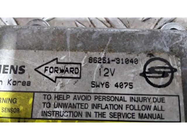 Блок подушек безопасности 8625131040 SsangYong Actyon