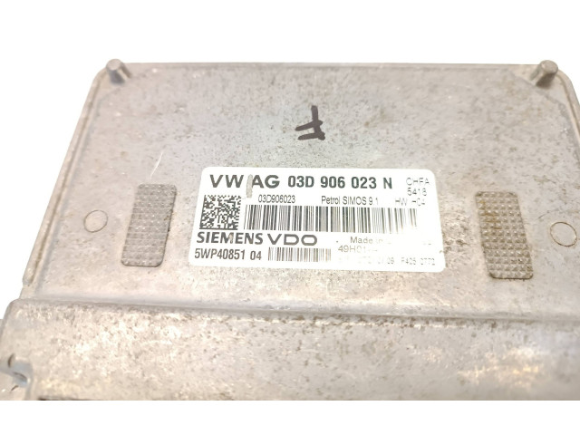Блок управления двигателя 03D906023N, 03D906023   Skoda Fabia Mk2 (5J)