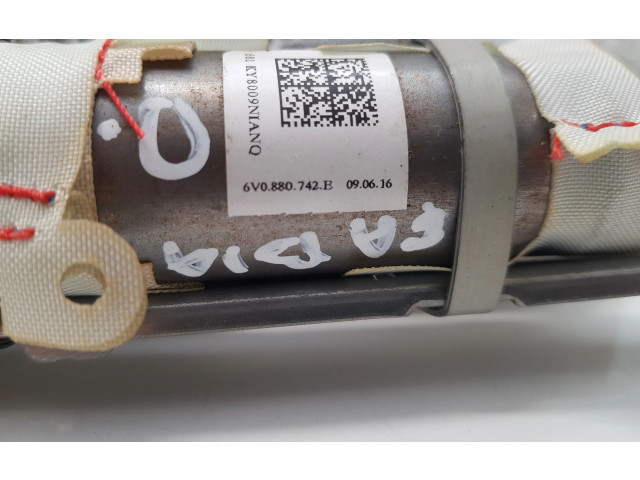 Боковая подушка безопасности 6V0880742B   Skoda Fabia Mk3 (NJ)
