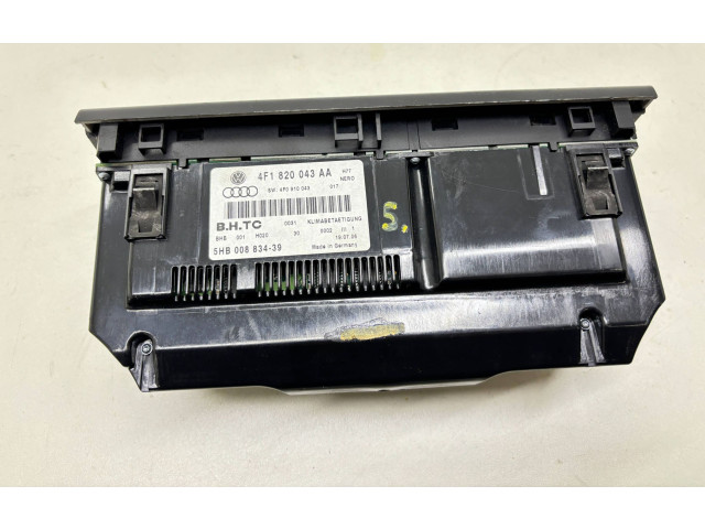 Блок управления климат-контролем 4F1820043AA   Audi A6 S6 C6 4F