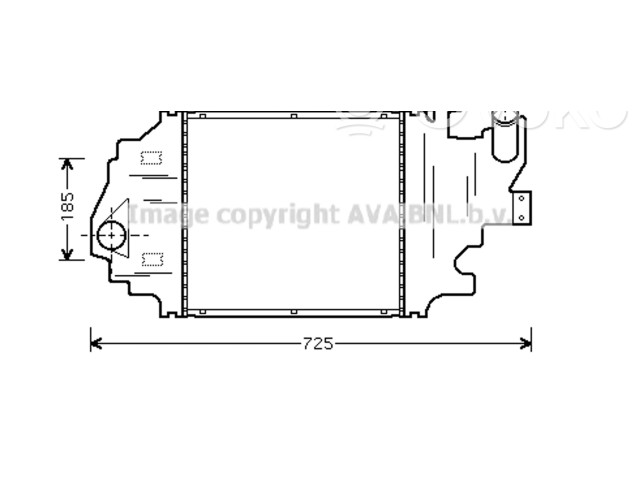 Интеркулер  8200685747, 8200685747   Renault Clio II 