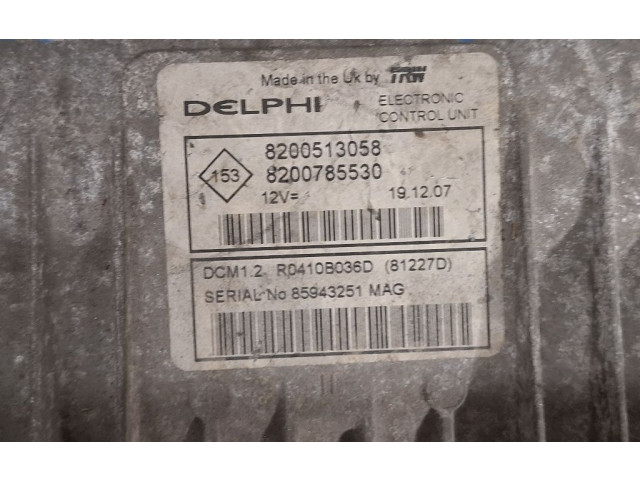 Блок управления двигателя 8200513058, RE006142172 Dacia Logan I