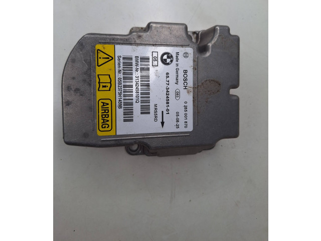 Блок управления надувных подушек 0285001870, 3424581   BMW X3 E83