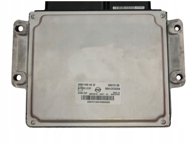 Блок управления двигателя A6645404432, 28075138 SsangYong Actyon sports I