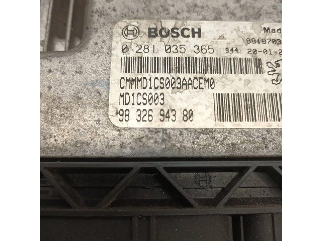 Řídící jednotka 9832694380, MD1CS003 Peugeot 308 2020