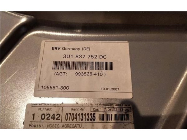 Зеркало (механическое) Skoda Superb B5 (3U) 2001 - 2008 года