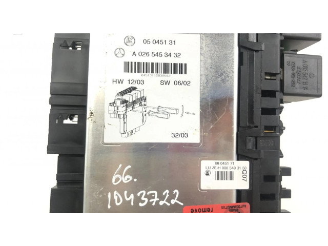 Pojistková skříňka 05045139, A2305454032 Mercedes-Benz SL R230 2003