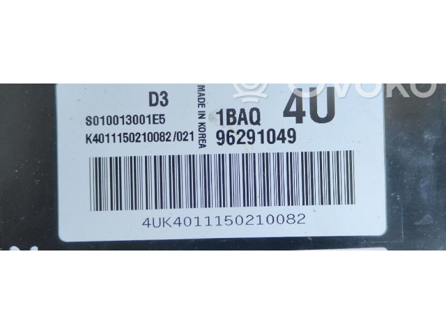 Блок управления двигателя 96291049   Chevrolet Matiz