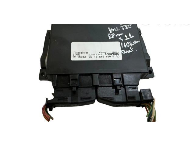 Блок управления коробкой передач A0225452132, 780745 Mercedes-Benz ML W163