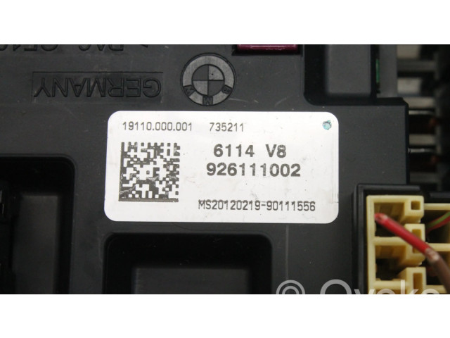   Pojistková skříňka 9261110   BMW 1 F20 F21 2012