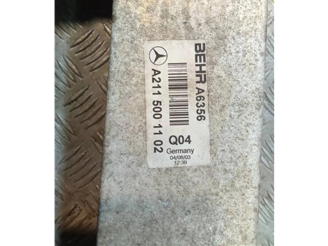 Интеркулер  A2115001102, A2115001102   Mercedes-Benz E AMG W211 