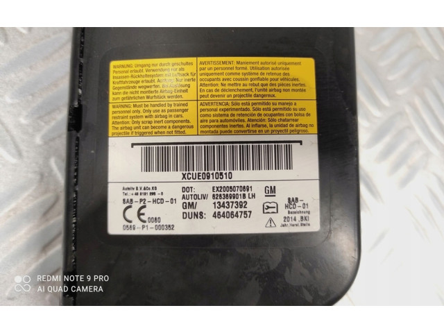 Надувная подушка для сиденья 13437392   Opel Meriva B