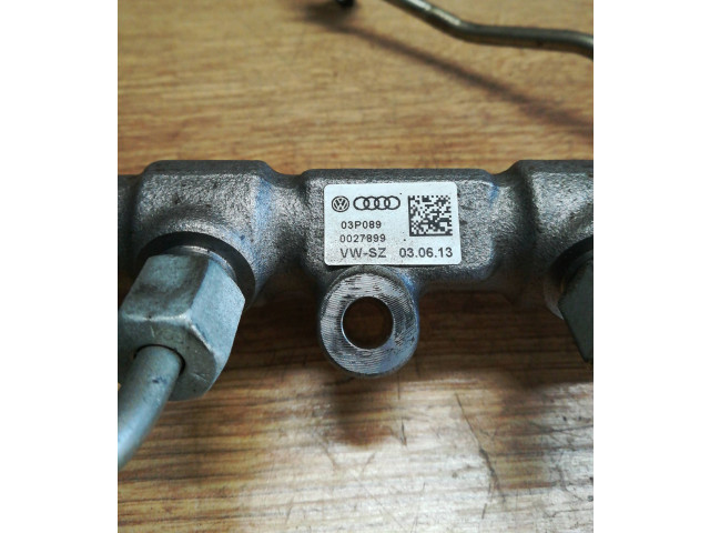 Топливная рампа 03P089, 057130764AB   Skoda Fabia Mk2 (5J)   для двигателя CFW