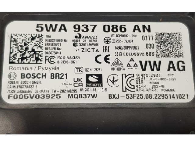 Блок управления 5WA937086AN, 5WA937086AN   Cupra Leon