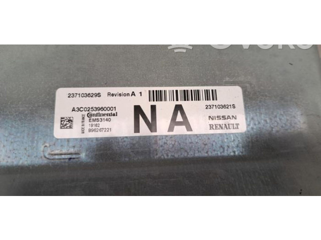 Блок управления двигателя 237103629S   Renault Twingo III