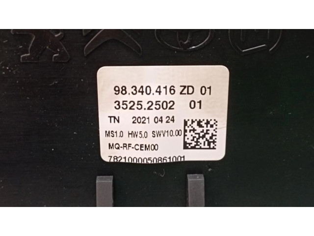 Блок управления климат-контролем 98340416ZD Citroen Berlingo