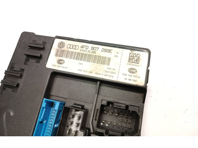 Блок комфорта 4F0907289E, 4F0910289E Audi A6 S6 C6 4F