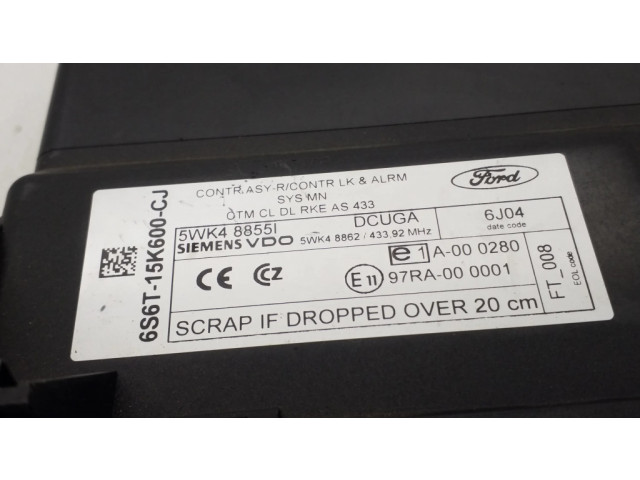 Блок комфорта 6S6T15K600CJ, 5WK48855I Ford Fiesta