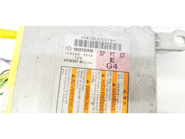 Блок подушек безопасности 98221SC030, 1503000940   Subaru Forester SH