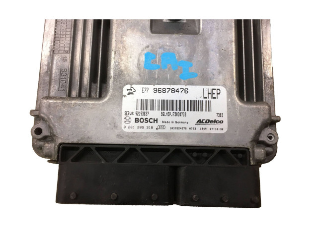 Блок управления двигателем Блок управления 96878476, 92193637 Chevrolet Captiva