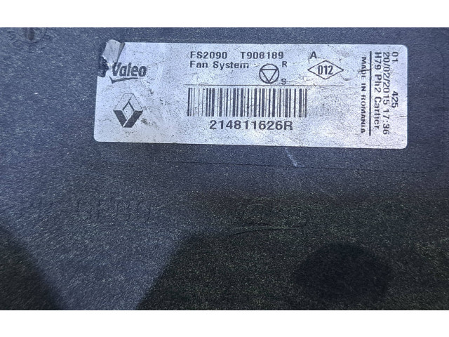 Вентилятор радиатора     214811626R, T908189    Dacia Duster 