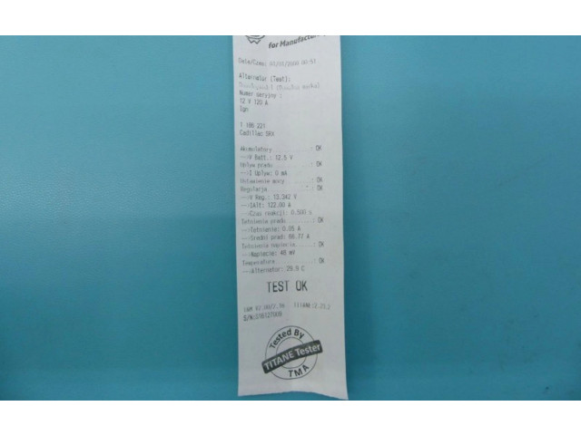 Генератор 25756441, IMPRK1186221   Cadillac SRX      