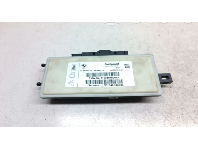 Блок управления надувных подушек 9319492, 65779319492   BMW X3 F25