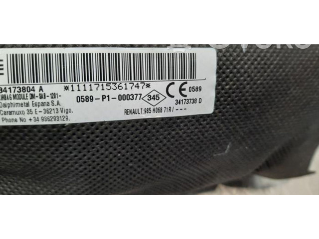 Подушка безопасности в сиденье 985H06871R Dacia Duster