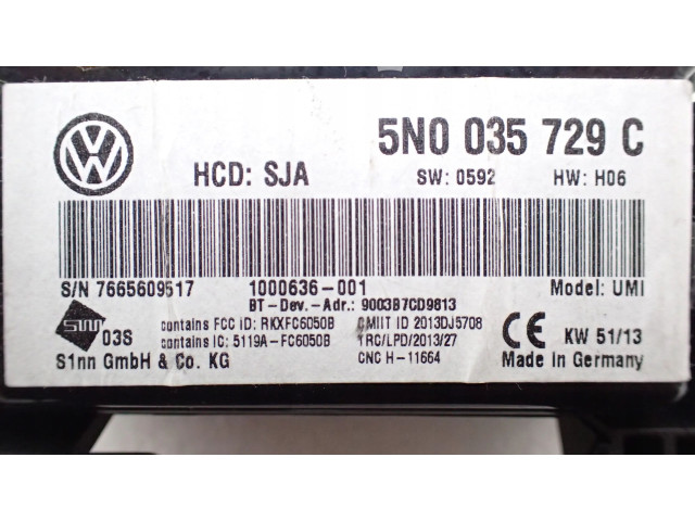 Блок управления 5N0035729C   Volkswagen Beetle A5