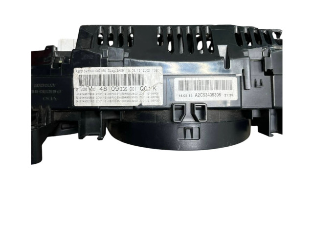 Přístrojová deska Mercedes-Benz C W204 2012 A2C53435305, 4809ZGS001