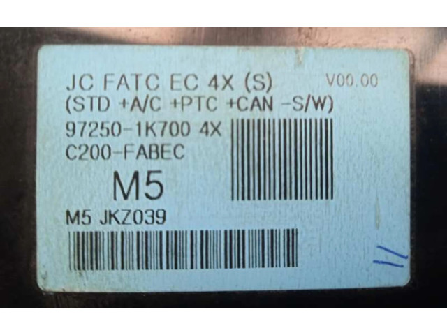 Блок управления климат-контролем 972501K700, 972501K7004X   Hyundai ix20