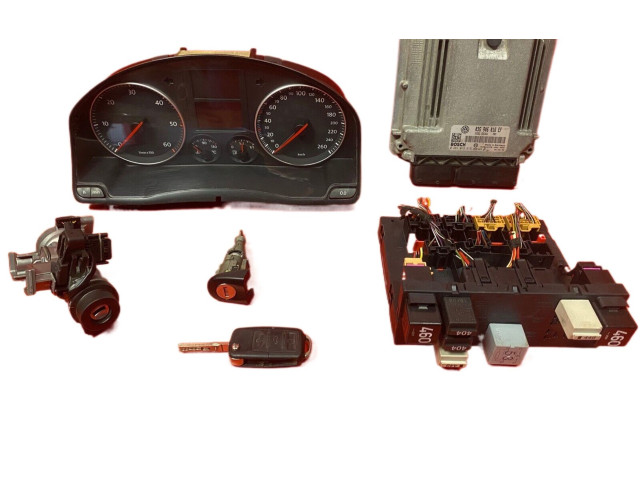 Комплект блоков управления 0281012615, 03G906016EF   Volkswagen Golf Plus