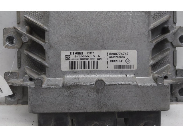 Блок управления двигателем Блок управления 8200774747 Renault Twingo II