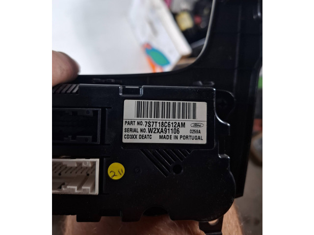 Блок управления климат-контролем 7S7T18C612AM Ford S-MAX